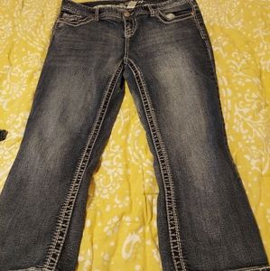 Size 13/14 Maurices crop jeans